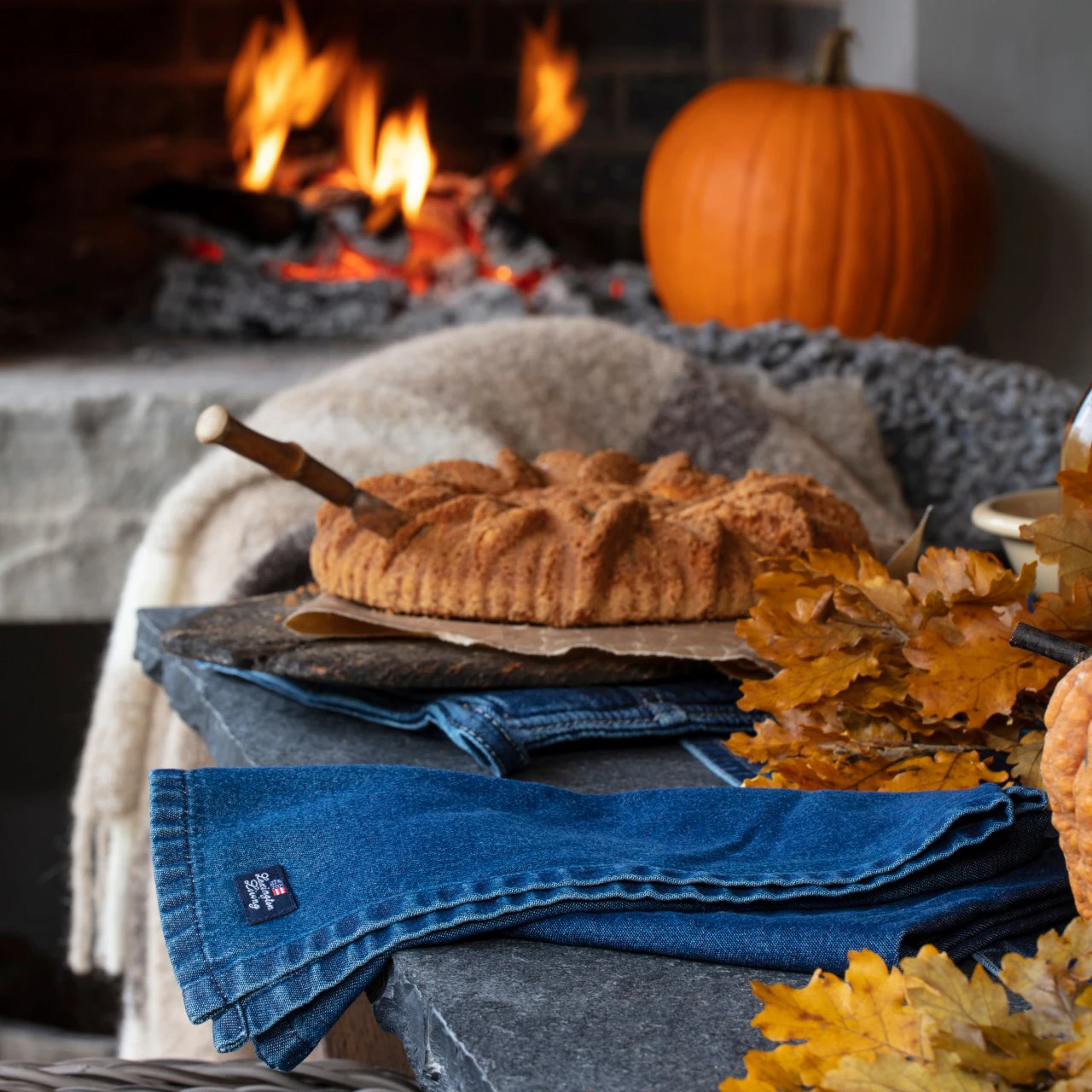 Lexington Icons Denim Serviette 50 X 50cm 7 Lexington Icons Denim Serviette 50 X 50cm – Bild 5