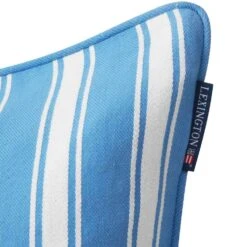 Lexington -Lexington lexington all over striped organic cotton twill pillow cover 3