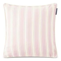 Lexington All Over Striped Kissenbezug, 50x50 Cm, Rosa