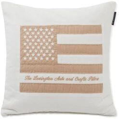 Lexington Arts & Crafts Kissenbezug 50x50 Cm, Off-white / Beige