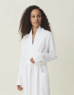 Lexington Aubrey Cotton Waffle Bademantel M, Weiß -Lexington lexington aubrey cotton waffle bademantel 16