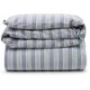 Lexington Striped Lyocell/Cotton Bettbezug Blau / Weiß, 220x220 Cm -Lexington lexington blu wht striped lyocell cot duvet cover 150x210 2