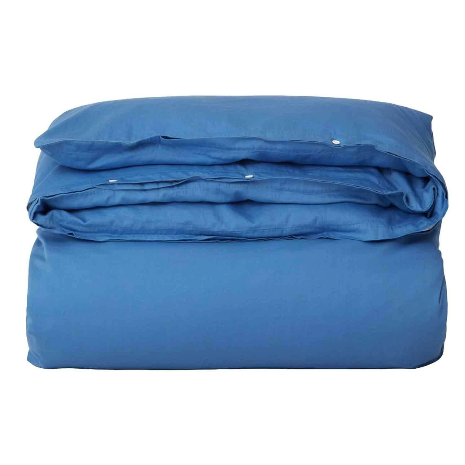 Lexington Washed Cotton Bettdeckenbezug 220x220c Cm, Blau 3 Lexington Washed Cotton Bettdeckenbezug 220x220c Cm, Blau