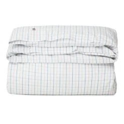 Lexington Checked Cotton Poplin Bettdeckenbezug, 220x220 Cm