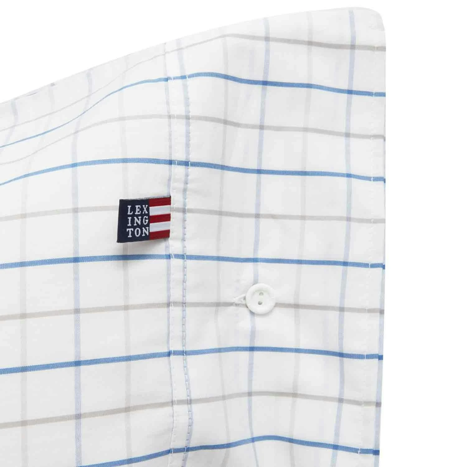 Lexington Checked Cotton Poplin Kissenbezug, 50x60 Cm 4 Lexington Checked Cotton Poplin Kissenbezug, 50x60 Cm – Bild 2