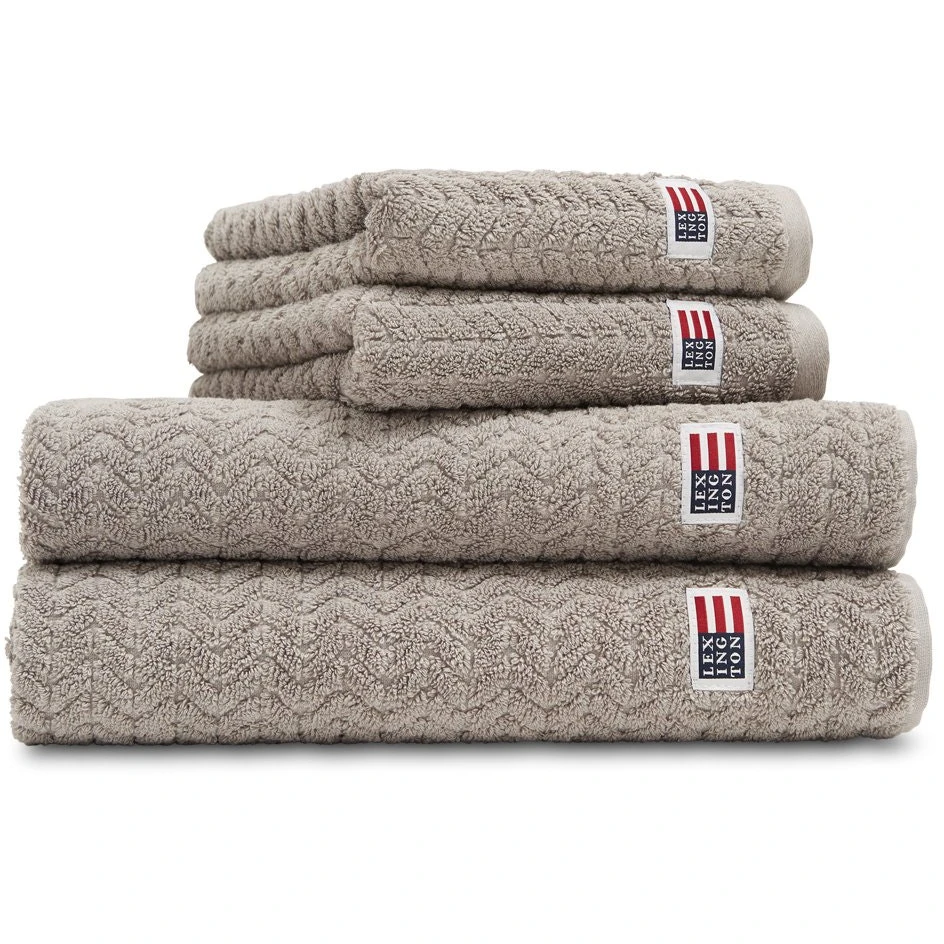 Lexington Structured Handtuch 100x150 Cm, Dunkelgrau 3 Lexington Structured Handtuch 100x150 Cm, Dunkelgrau