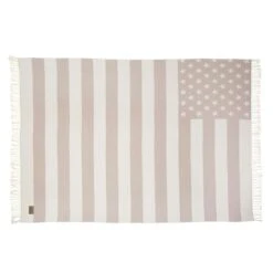 Lexington Flag Bettüberwurf 130 X 170 Cm, Weiß/Marineblau -Lexington lexington flag decke 130 x 170 cm wei beige 1