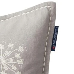 Lexington Flower Embroidered Kissenbezug, 50x50 Cm -Lexington lexington flower embroidered linen cotton pillow cover 2