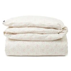 Lexington Flower Print Bettbezug Beige / Rosa 220x220 Cm