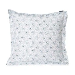 Lexington Flower Print Kissenbezug Hellgrau / Blau 65x65 Cm