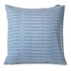 Lexington Striped Organic Cotton Sateen Kissenbezug Blau, 65x65 Cm 1 Lexington Striped Organic Cotton Sateen Kissenbezug Blau, 65x65 Cm -Lexington lexington gestreifter kissenbezug aus biobaumwolle satin blau 2