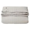 Lexington Striped Lyocell/Cotton Bettdeckenbezug Grau/Weiß, 220x220 Cm -Lexington lexington gray white striped lyocell cotton duvet cover 4
