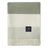 Lexington Herringbone Striped Decke 130x170 Cm, Grün -Lexington lexington herringbone striped recycled cotton throw 1