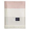 Lexington Herringbone Striped Decke 130x170 Cm, Rosa -Lexington lexington herringbone striped recycled cotton throw 3