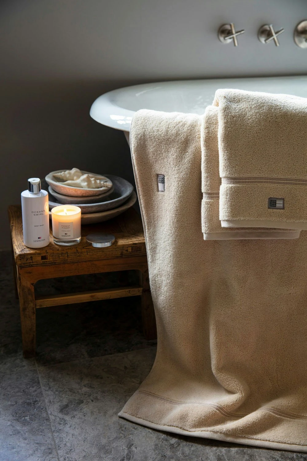 Lexington Hotel Handtuch 100x150, Beige/Beige 6 Lexington Hotel Handtuch 100x150, Beige/Beige – Bild 4