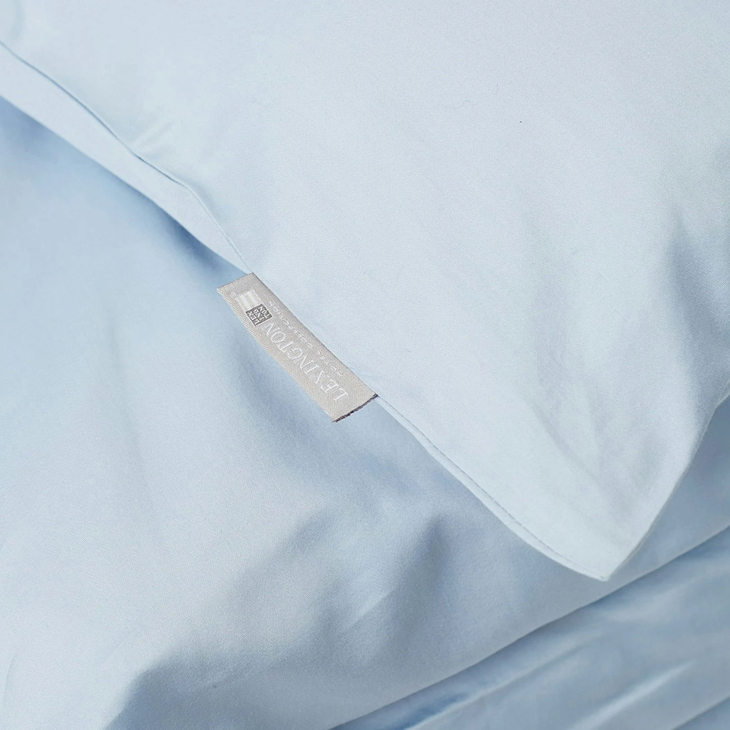 Lexington Hotel Cotton Sateen Bettdeckenbezug 220x220 Cm, Sky Blue 4 Lexington Hotel Cotton Sateen Bettdeckenbezug 220x220 Cm, Sky Blue – Bild 2