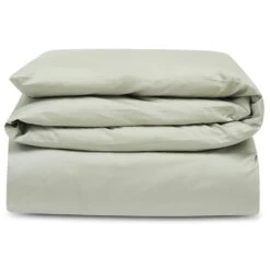 Lexington Hotel Cotton Sateen Bettdeckenbezug 220x220 Cm, Sage Green