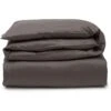 Lexington Hotel Cotton Sateen Bettdeckenbezug 220x220 Cm, Charcoal Grey