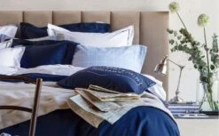 Lexington Hotel Twill Kissenbezug 50x50 Cm, Blau -Lexington lexington hotel twill kissenbezug 50x50 cm blau 2