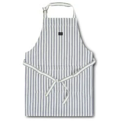 Lexington Icons Herringbone Striped Schürze, Blau