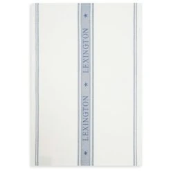 Lexington Icons Jacquard Star Geschirrtuch, Weiß / Blau