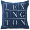 Lexington Logo Kissenbezug, 50x50 Cm, Blau