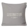 Lexington Logo Organic Kissenbezug 50x50 Cm, Grau -Lexington lexington logo organic cotton twill pillow cover 4