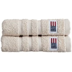 Lexington Original Handduk 2-Pack 50x70, Sand Handtuch 50x70 Cm Sand 2-er Set