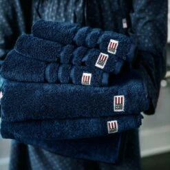Lexington Original Handtuch 70x130cm, Dress Blue -Lexington lexington original handtuch 30x50cm dress blue 2