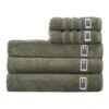 Lexington Original Handtuch 100x150 Cm, Dusty Olive -Lexington lexington original towel dusty olive 5