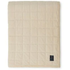 Lexington Quilted Cotton Velvet Tagesdecke 160x240 Cm, Hellbeige