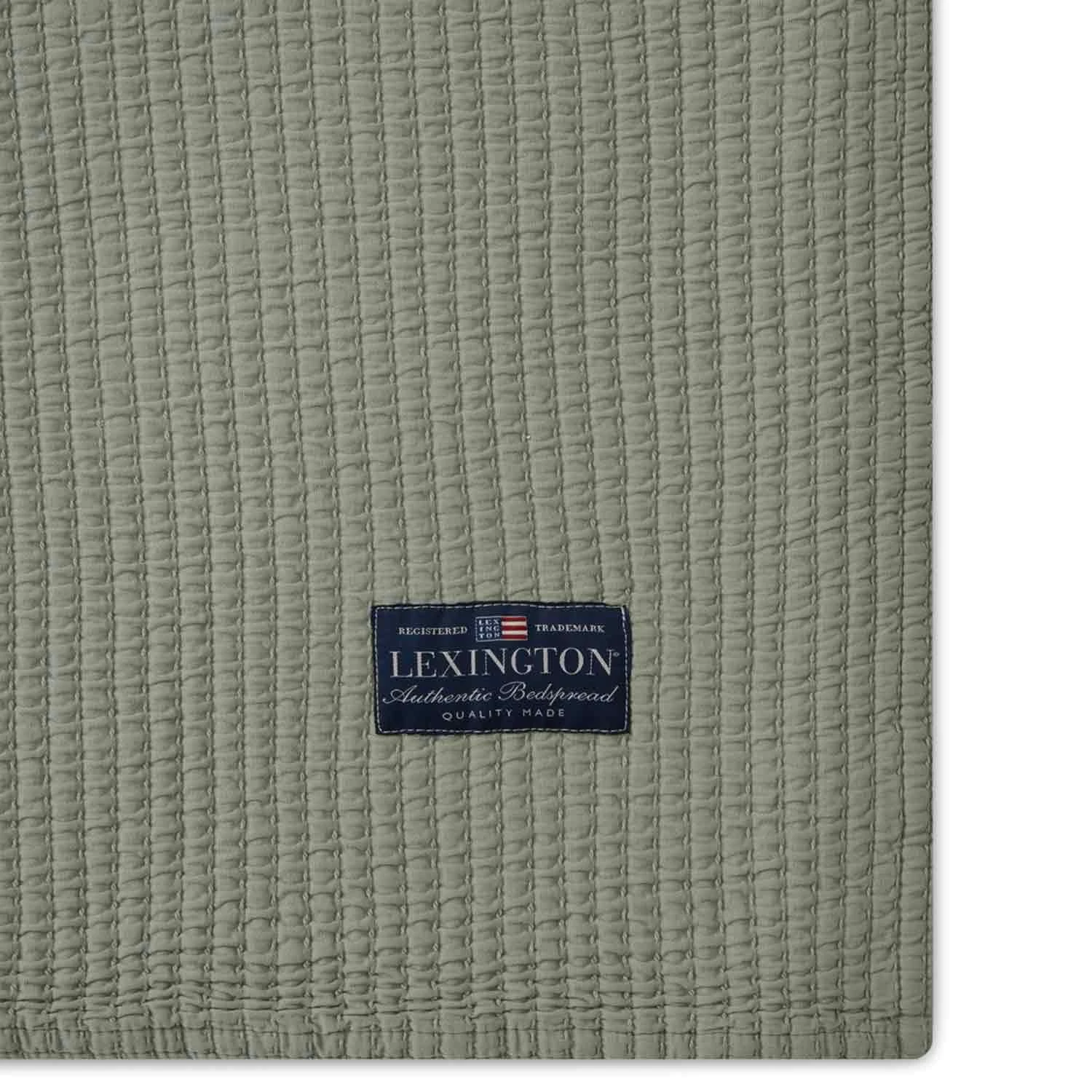 Lexington Stripe Quilted Cotton Tagesdecke Grün, 160x240 Cm 4 Lexington Stripe Quilted Cotton Tagesdecke Grün, 160x240 Cm – Bild 2