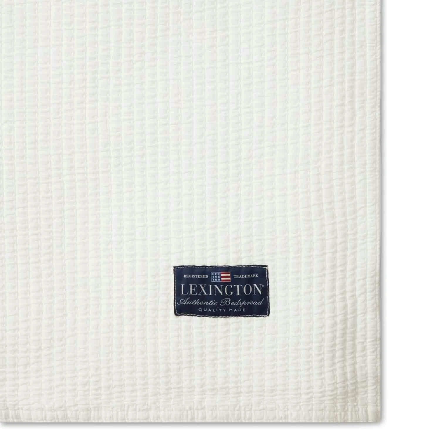 Lexington Stripe Quilted Cotton Tagesdecke Weiß, 160x240 Cm 4 Lexington Stripe Quilted Cotton Tagesdecke Weiß, 160x240 Cm – Bild 2