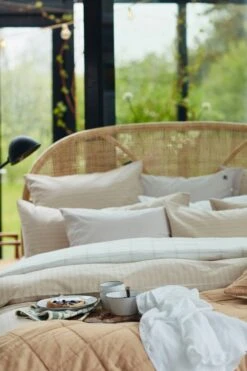 Lexington Striped Kissenbezug Beige / Dunkelblau, 65x65 Cm -Lexington lexington striped pillowcase beige dark blue 4