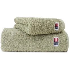 Lexington Structured Handtuch 70x130 Cm, Vintage Green