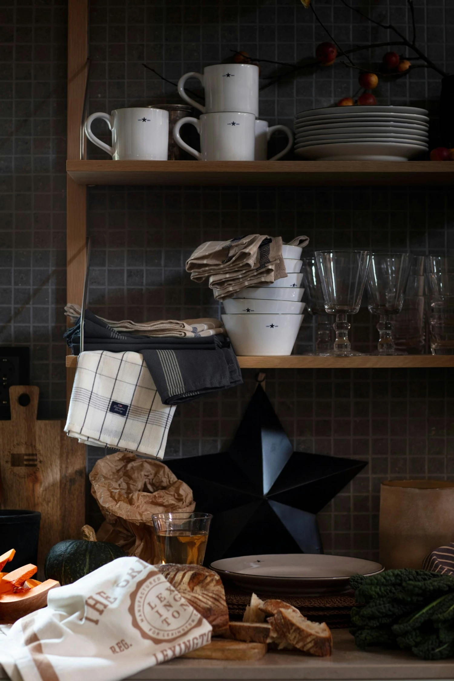 Lexington The Original Geschirrtuch 50x70 Cm, Off-white / Braun 5 Lexington The Original Geschirrtuch 50x70 Cm, Off-white / Braun – Bild 3