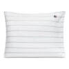 Lexington Striped Lyocell/Cotton Kissenbezug Weiß/Blau, 65x65 Cm -Lexington lexington white blue striped lyocell cotton pillowcase 3