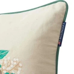 Lexington Wreath Logo Kissenbezug, 50x50 Cm 7 Lexington Wreath Logo Kissenbezug, 50x50 Cm -Lexington lexington wreath logo organic cotton twill pillow cover 2